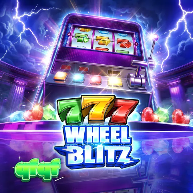 Interface do jogo 777 Wheel Blitz em um dispositivo móvel